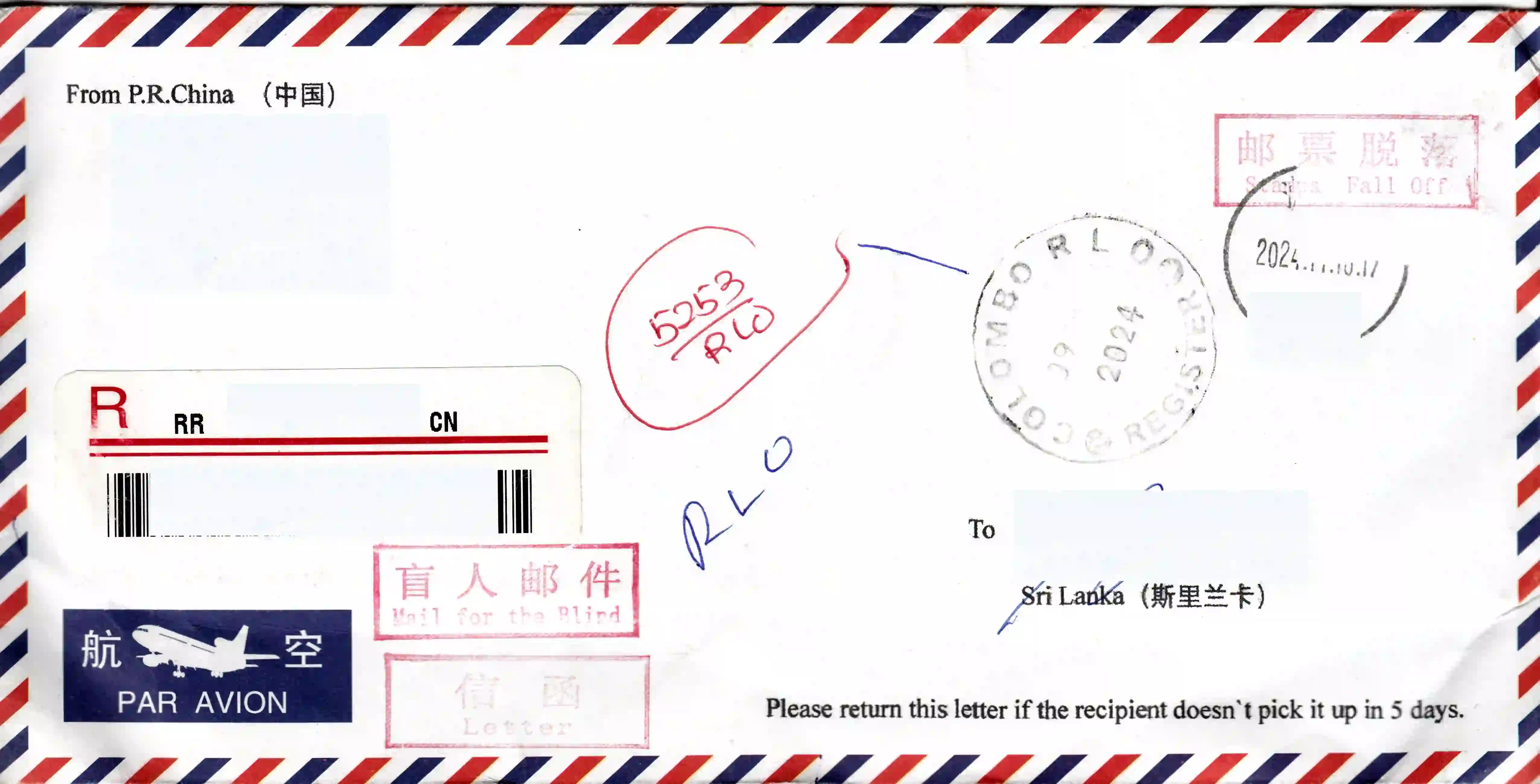 斯里兰卡（正）